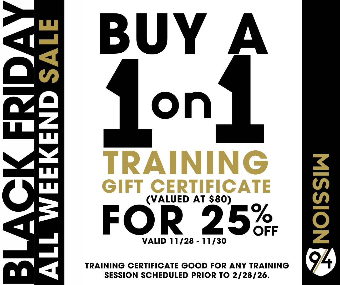 Black Friday Specials